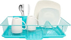 Sweet Home Collection Dish Rack Drainer 3 Piece Set - Image 2