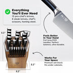 Dalstrong 24-Piece Knife Block Set — Forged German Steel, Steak Knives — - Image 5