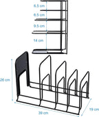 Toplife 2 Pack Heavy Duty Pan Organizer, 5 Tier Pot and Pan Organizer Rack - Image 2