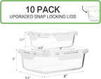 Glass Meal Prep Containers - Image 2