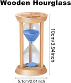 2 Minute Sand Timer, 2 Min Wooden Hourglass, Wood Mini Sand Clock, Two Minute - Image 2