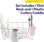 Dish Drying Rack & Cutlery Holder 2 Piece Set - Image 3