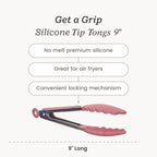 Starpack 'Get a Grip' Silicone Kitchen Tongs - Image 4