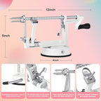 Apple Peeler, Slicer Corer Potato Peelers 3 In 1, Stainless Steel Heavy Duty - Image 2