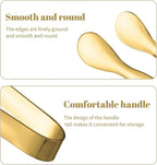 6 PCS Gold Sugar Tongs Set – 304 Stainless Steel Mini Tongs - Image 5
