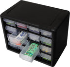 Akro-Mils 16-Drawer Plastic Storage Cabinet | 10-1/2 x 6-1/2 x 8-1/2 Inch | - Image 19