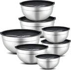 Hunnycook 7 Piece Mixing Bowls by Dedicatedtoenhancingyourdiningexperience