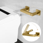 FEILERN Toilet Paper Holder Wall Mounted Post Pivoting Square Tissue Holders - Image 2