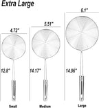 Enhanced Version Stainless Steel Spider Strainer Skimmer Ladle, Pasta Strainer - Image 2