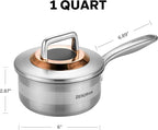1 Quart Stainless Steel Saucepan - Image 6