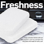 Casanero 6 Pack Silicone Dish Sponges, Heavy Duty Non Scratch Sponges - Image 4