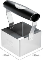 HULISEN Square Biscuit Cutter, 2.75 Inch Stainless Steel Cookie Cutter - Image 9