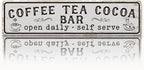 Coffee Signs for Wall, Coffee Tea Cocoa Bar Sign, Retro Metal Tin Sign by Unknown