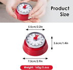 Visual Timer, Teeloray 60-Minute Countdown Timer, Kitchen Timer - Image 6