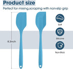 Irenare 24 Pcs Mini Silicone Spatulas Bulk 8.3 Inch Heat Resistant Scrapers - Image 2