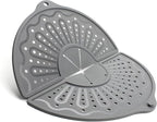 Silicone Splatter Screen For 10, 11 and 12 Inch Frying Pan, Foldable Splash by BIGOWL