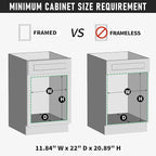 ROOMTEC 35QT Kitchen Trash Can, Sturdy and Lightweight Slim Trash Can, Trash - Image 8