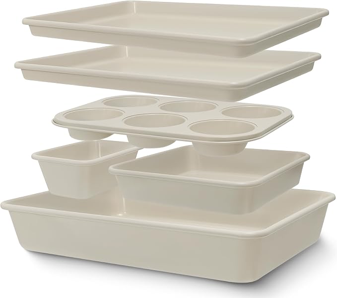 Baking Pans Set, Nonstick Bakeware Sets, Oven Pans by AIVIKI