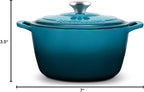 ROSSALLINI Signature Enameled Cast Iron Dutch Oven, Non-Stick Serving Pot - Image 10