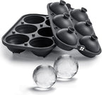 Ice Cube Molds – Large Silicone Ice & Sphere Mold Combo by glacio
