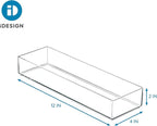 iDesign Clarity Drawer, Kitchen and Bathroom Organization Silverware, Large-Set - Image 7