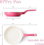 PRICUSIS Nonstick Ceramic Frying Pan, 8/10 Inch Skillet - Image 9