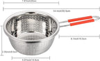Stainless Steel Perforated Metal Colander Strainer - Image 2