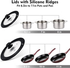 Ydeapi Universal Lids for Pots, Pans & Skillets - Image 3