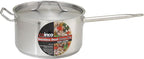Winco Heavy-Duty Stainless Steel Sauce Pan - Image 2