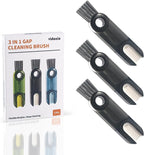 3 in 1 Cup Lid Gap Cleaning Brush Set, Mutipurpose Tiny Silicone Cup Holder by VIDONIO