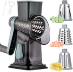 Rotary Cheese Grater with Handle Kitchen Shredder Slicer Grater Slicer Ice - Image 9