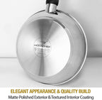 HOMICHEF Nonstick Frying Pan Set of 2 - Image 5