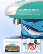 CIRCLE JOY Rechargeable Electric Can Opener, One-Touch Automatic Can Opening - Image 2