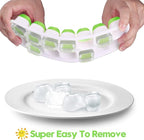 Silicone Ice Cube Tray, Jrisbo 4 Pack Easy-Release & Flexible 14-Ice Cube Trays - Image 2