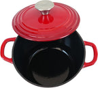 Flavehc Dutch Oven Pot with Lid 2.8 qt Cast Iron Dutch Oven - Image 8