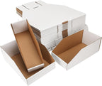 EXYGLO Cardboard Storage Bins Assorted Sizes, 35 Mixed Pack Cardboard Boxes by EXYGLO