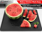Commercial Grade Large 20 x 15 Black Cutting Board - Image 6