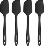 4 Pcs Silicone Spatula Set, 11.4 In, 600°F Heat Resistant Rubber Spatulas by Unknown