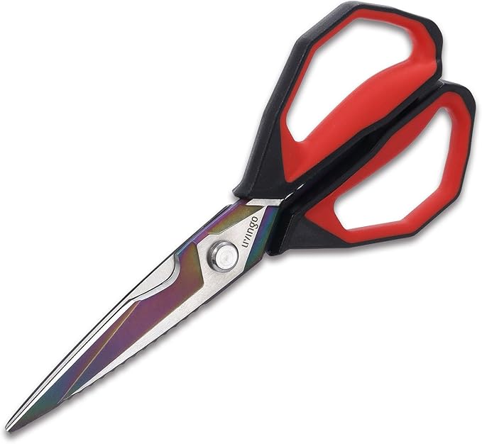 LIVINGO Sharp Kitchen Scissors for Food - Image 5