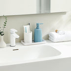 Small Soap Dispenser for Bathroom and Kitchen, Modern Farmhouse Striped Style - Image 2