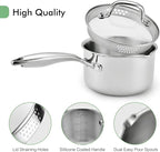 Tri-Ply Stainless Steel Sauce Pan - Image 5