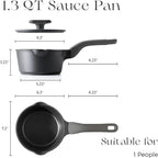 PRICUSIS Ceramic Nonstick Saucepan - Image 2