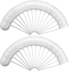Patelai 30 Pack 15ml/15cc Plastic Tablespoon White Measuring Spoons Long Handle by Patelai