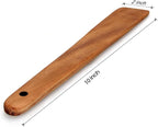 Flat Wooden Spatula for Kitchen Utensil Spurtle Kitchen Tool Turner Teak Wood - Image 5