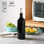 Sweejar Large Ceramic Olive Oil Dispenser Bottle, Opaque Oil Cruet Protects to - Image 2