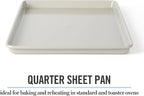 Martha Stewart Gallen 13 x 9 Inch Nonstick Carbon Steel Cookie Sheet – Cool Grey - Image 6