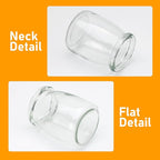 Brajttt Mini Yogurt Jars 6 Pack, 7 oz Glass Favor Jars - Image 5