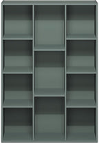 Furinno LUDER Book Shelf, 11-Cube Bookshelf, Reversible Bookcase, 9.4 x 29.1 x - Image 7
