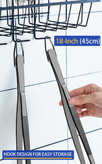 JETKONG 2 Pcs 18 Inch Stainless Steel Grill Tongs Heavy Duty Giant Tweezer Tongs - Image 7