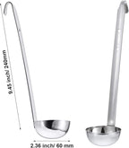 meekoo Stainless Steel Ladle Soup Handle Ladle - Image 4